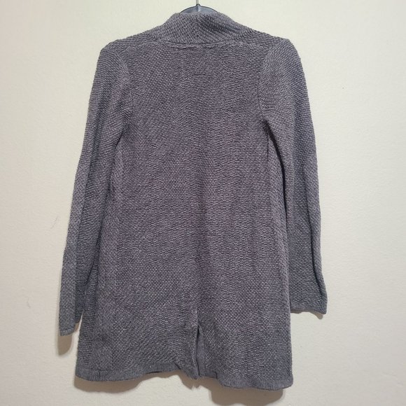 Anthropologie Angel Of The North Wool Blend Open Cardigan Size XS Gray - Picture 2 of 5
